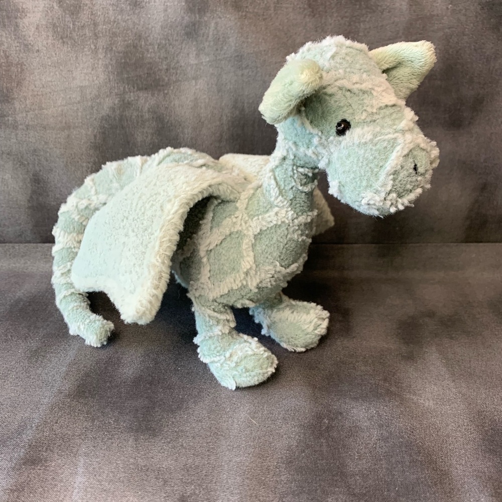 SOLD Jellycat Little Drake Dragon Plush Sage Green 10" Small